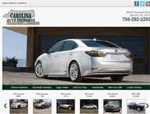 Tablet Screenshot of carolinaautoexchange.net